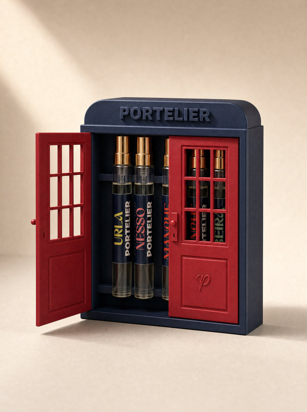 Travel House 4 x 10ml, four 10ml bottles, Portelier Parfum